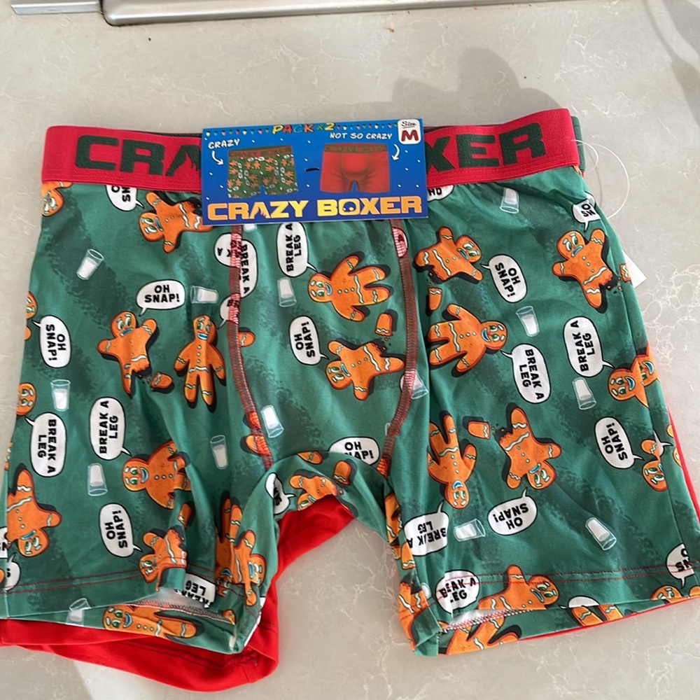 Crazy Boxer 2 Pack Christmas Holiday Underwear Boxers